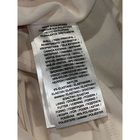 NWT Lauren Ralph Lauren Black Label Ivory Sleeveless Fit & Flare Crew Neck Women - Picture 9 of 9